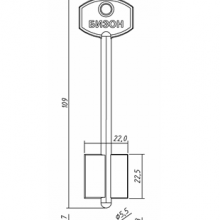 БИЗОН-1 (115x22.5x22мм) (5.5мм)