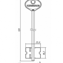 КЕРБ-4 (120x18.2x25мм) (4.9мм)